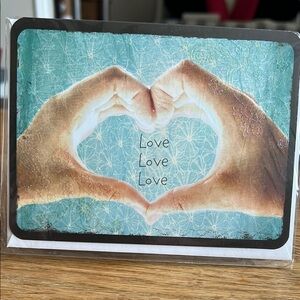 Taylor Swift Heart Hands Love Greeting Card